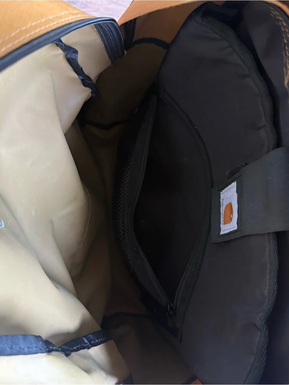 Carhartt Brown Canvas 15” Laptop Backpack